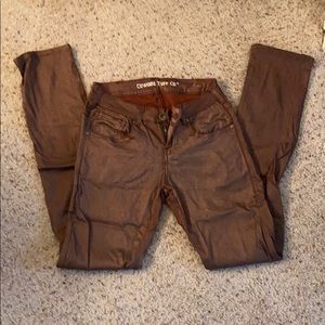 Copper shimmer straight cowgirl tuff size 25